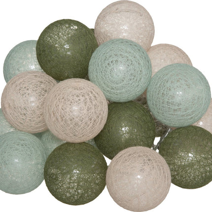Guirlande lumineuse Atmosphera - 20 Boules Lumineuses Ø6 cm - Mix Couleurs - L435 cm