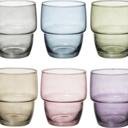 Secret de Gourmet Glazen set 6 stuks - 28cl - Multi