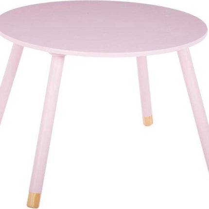 Sphera Kindertafel Rond - roze - 60x60x43 cm