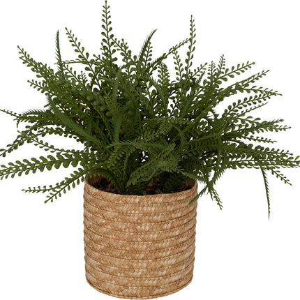 Atmosphera Plante artificielle Fougère avec pot - 45x30x45cm - Vert