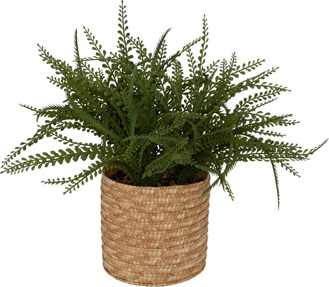 Atmosphera Plante artificielle Fougère avec pot - 45x30x45cm - Vert