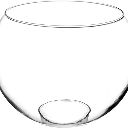 Atmosphera Vase Jersey - Modèle Boule ronde - Transparent - Verre - 23 x 30 cm - Aquarium