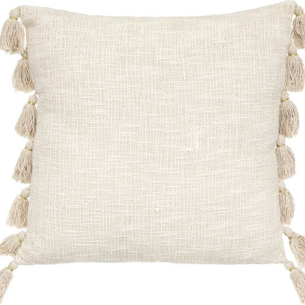 Atmosphera Créateur d'intérieur - Coussin - Gypsy - Blanc cassé - 50x50 cm