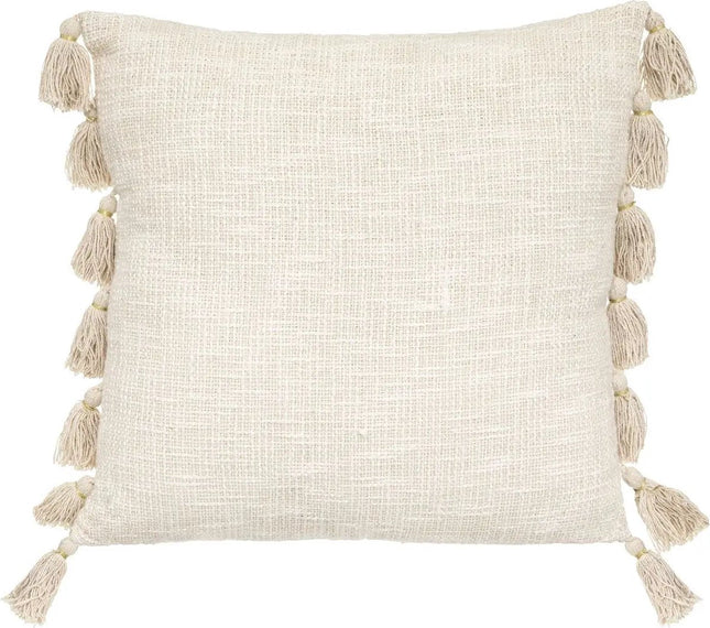 Atmosphera Créateur d'intérieur - Coussin - Gypsy - Blanc cassé - 50x50 cm