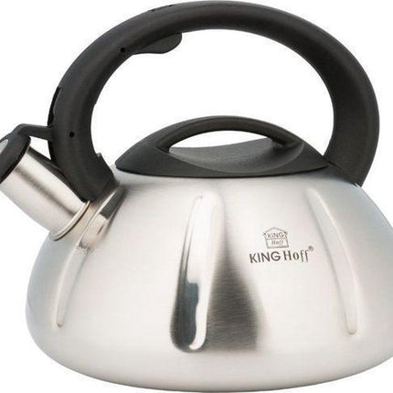 Kinghoff 3290 bouilloire siffleuse - 3L - Inox - toutes sources de chaleur