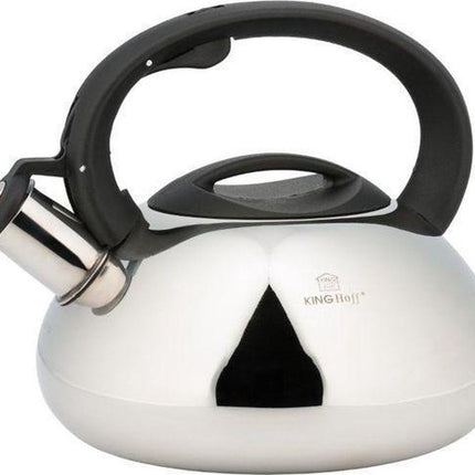Kinghoff 3262 - Bouilloire sifflante - 3 litres - Acier inoxydable -