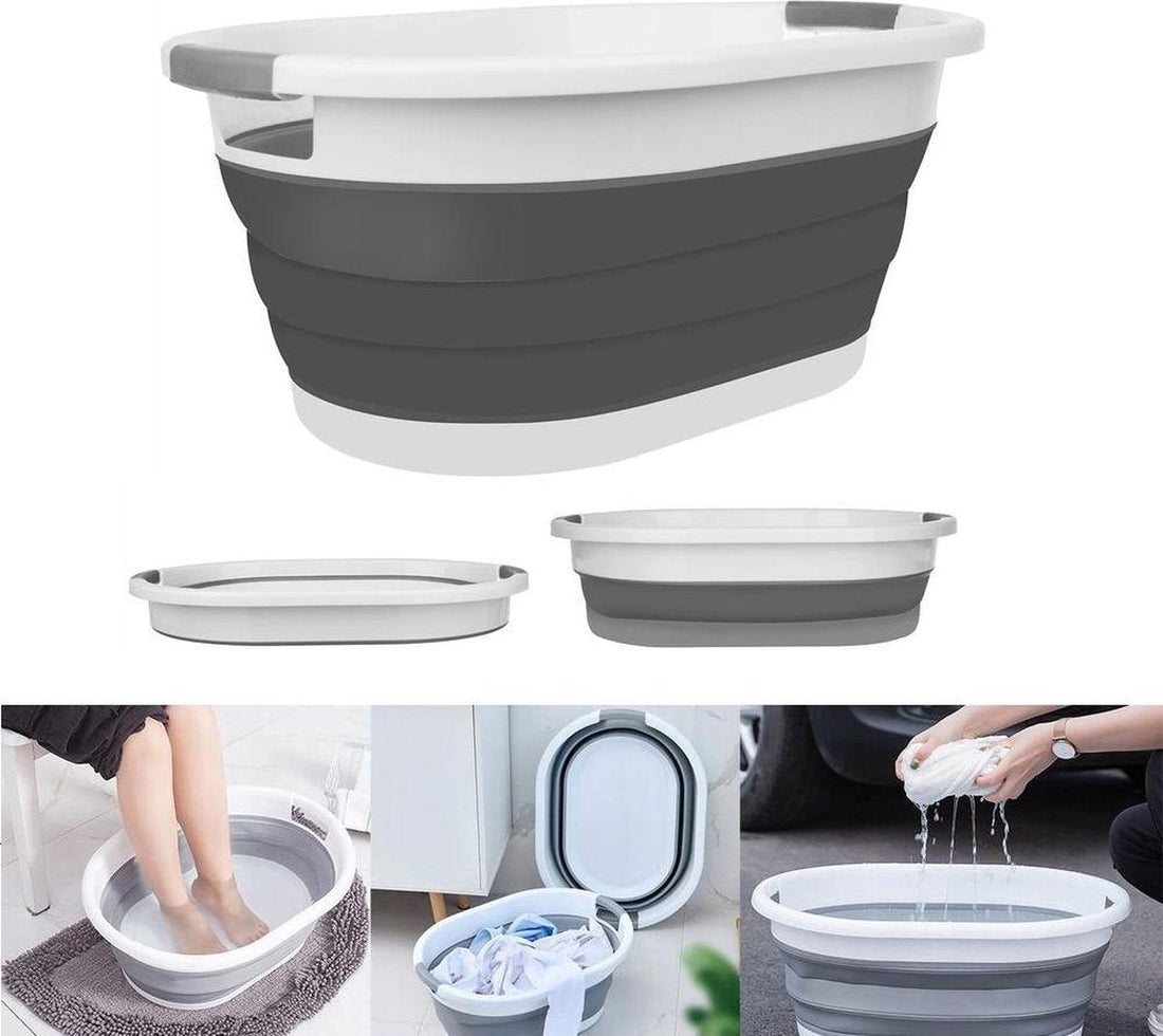 Multifunctionele Opvouwbaar Wasmand Siliconen - Ruimtebesparende Wasemmer - 25 Liter