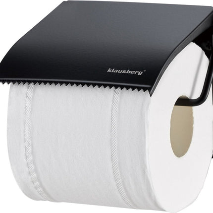 Klausberg 7713 - Porte-rouleau de papier toilette - noir