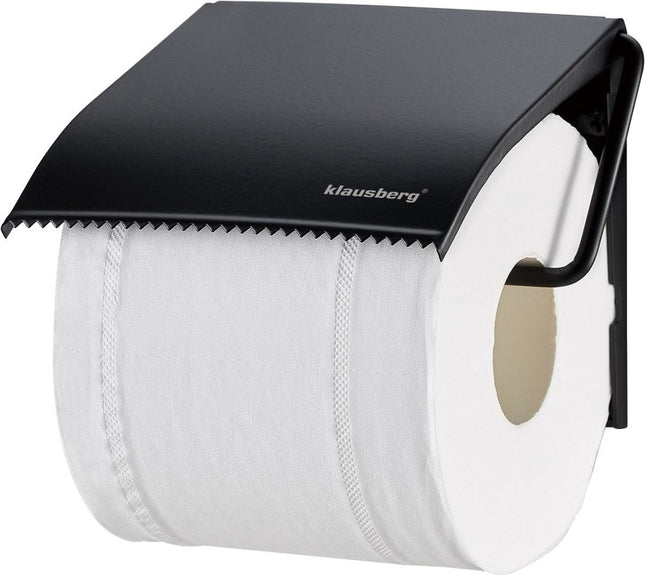 Klausberg 7713 - Porte-rouleau de papier toilette - noir
