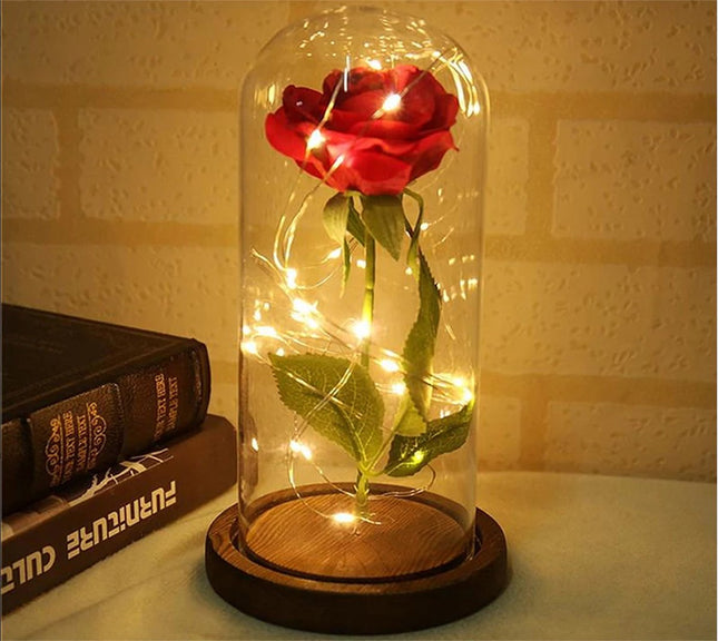 Forever Rose - Glazen case