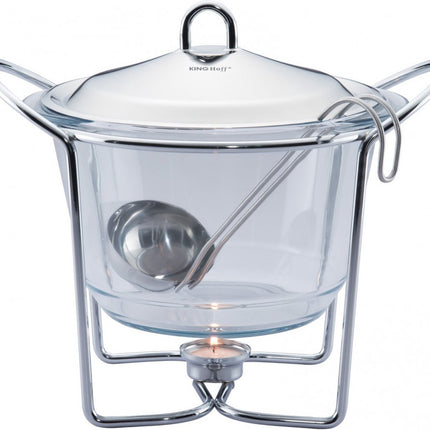 Top Choice - chauffe-aliments - en forme de pot - acier inoxydable