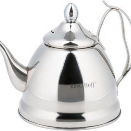 Kinghoff 3761 - Théière nostalgique - 1 litre - Acier inoxydable