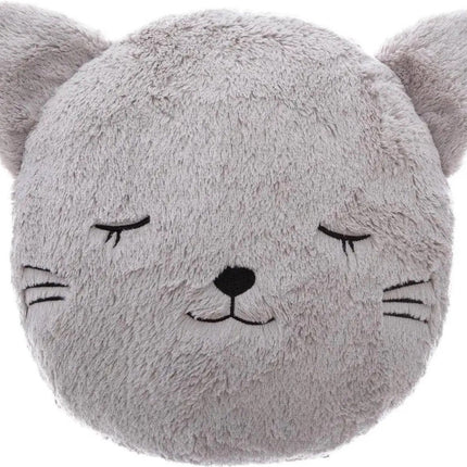 Atmosphera Kids Coussin Chat – 28x11cm – Gris