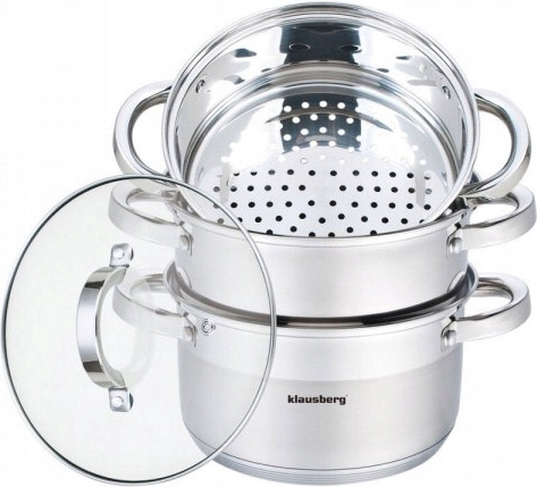 Top Choice - cuit-vapeur - 4 pièces - 24 cm - inox - tous feux dont induction