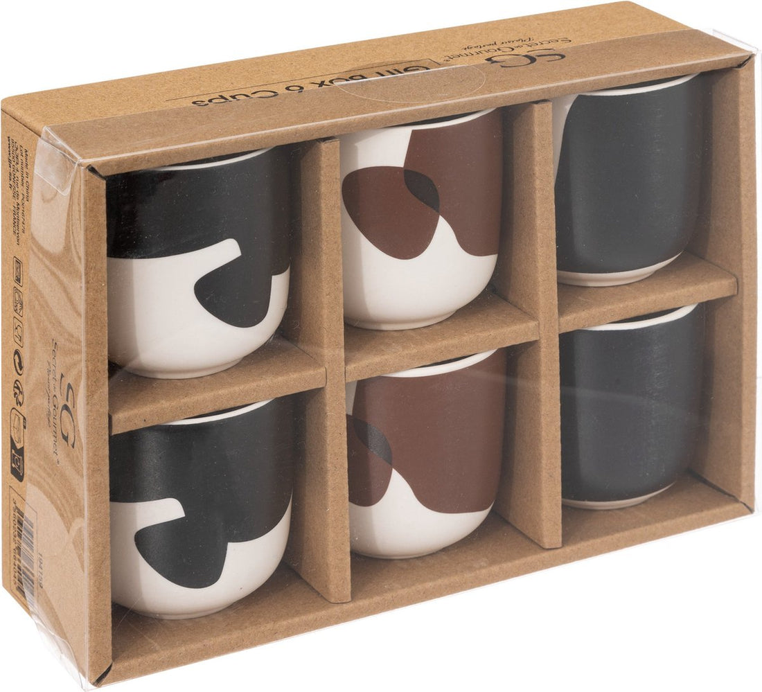 Secret de gourmet Olme – 6 Tassen – 10 cl – Kaffeetassen