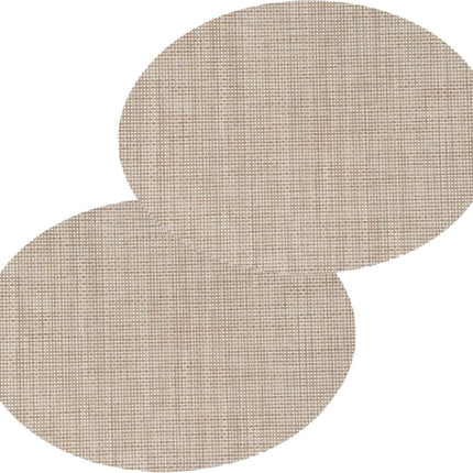 Secret De Gourmet Set de 4 sets de table Maoli - ovales - naturels - 48 x 35 cm - plastique - Napperons de table