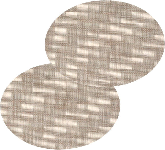 Secret De Gourmet Set de 4 sets de table Maoli - ovales - naturels - 48 x 35 cm - plastique - Napperons de table