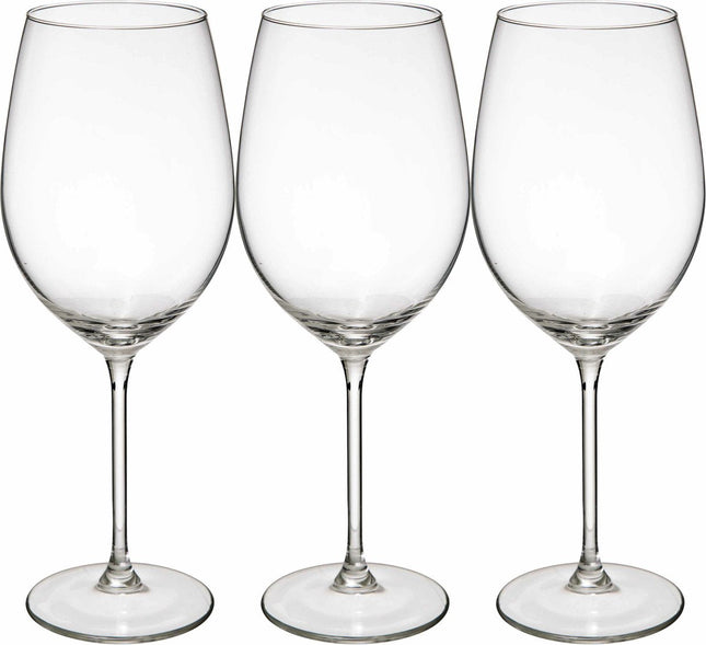 Secret de Gourmet Verres à vin set Lina - boîte de 12 pièces - verre chic - 54 CL - blanc/rouge/rosé