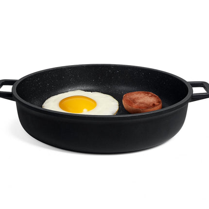 Hakal "Egg To Go" Pannenset - 3-delige Set (16, 18 & 20 cm) - Keramische Antiaanbaklaag - Inductie & Ovenbestendig