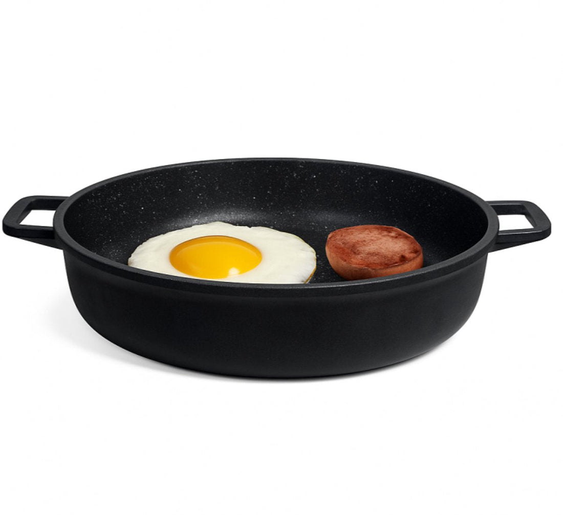 Hakal „Egg To Go“ Pfannenset – 3-teiliges Set (16, 18 & 20 cm) – Keramik-Antihaftbeschichtung – Induktions- & backofenfest