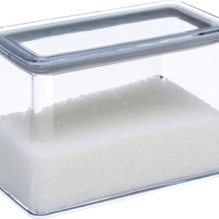 5Five Boîte de conservation - cuisine/aliments - plastique - 2000 ml - couvercle hermétique - transparent - 20 x 10 x 14 cm