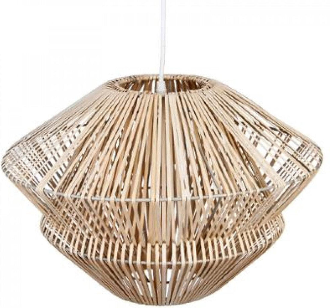 Rattan Pendant Lamp - Ø45 cm x h30 cm - Natural Rattan