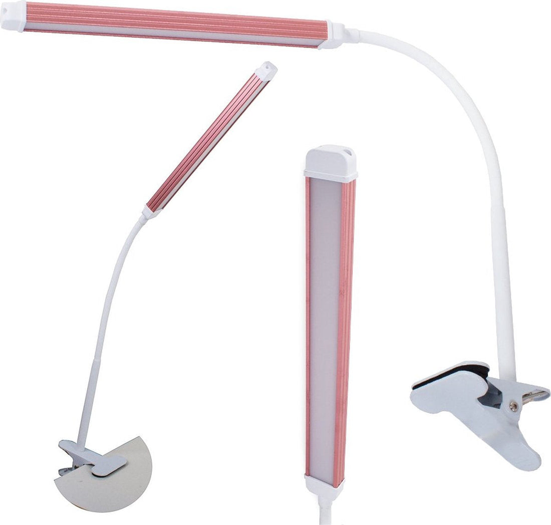 LED bureaulamp USB met clip – buigbaar, voor nagels, wimpers en wenkbrauwen