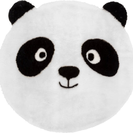 Atmosphera Kids Panda Vloerkleed - Ø100cm - Wit