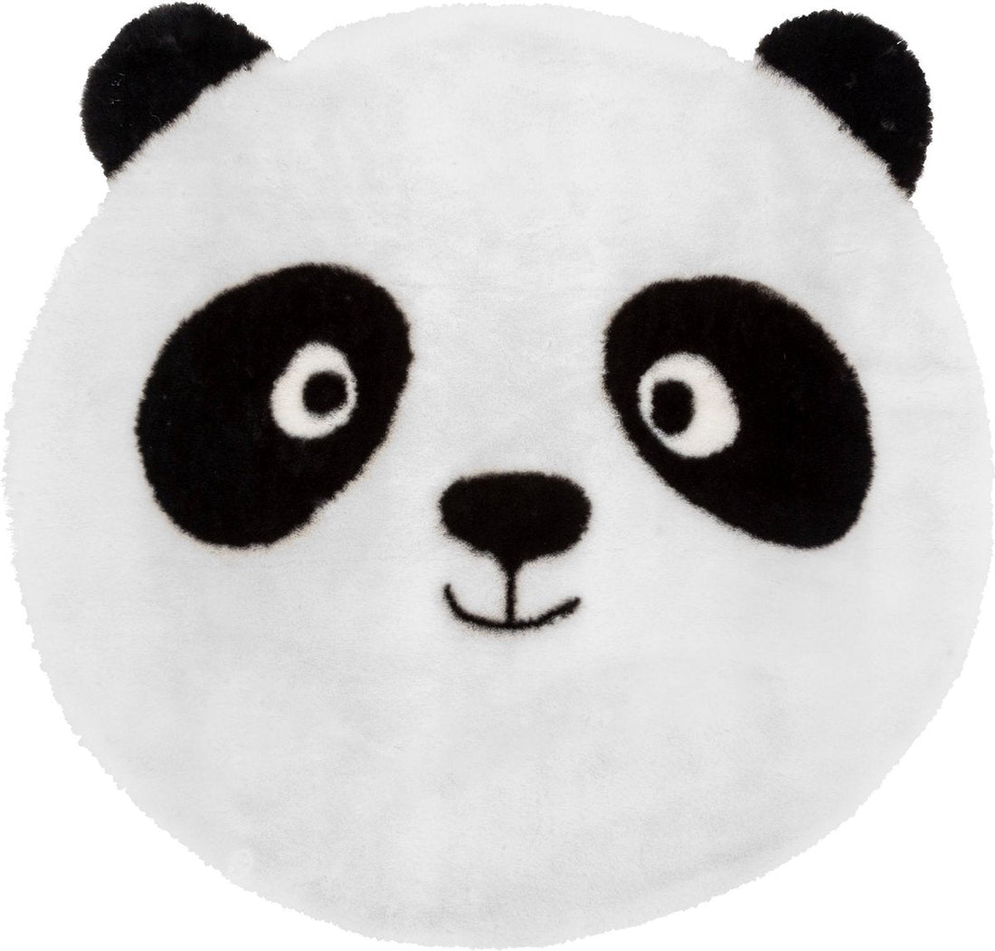 Atmosphera Kids Panda Rug - Ø100 cm - White