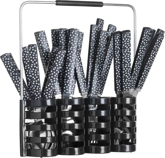 Secret de Gourmet Ménagère 6 personnes avec support, inox