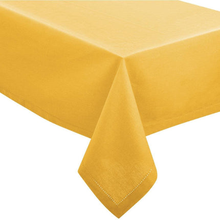 Nappe coton rectangulaire 240 x 140 cm - jaune - Nappes de salle à manger
