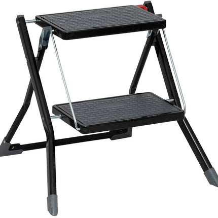 5Five Marchepied pliable - 2 marches - métal - 50 cm - escabeau