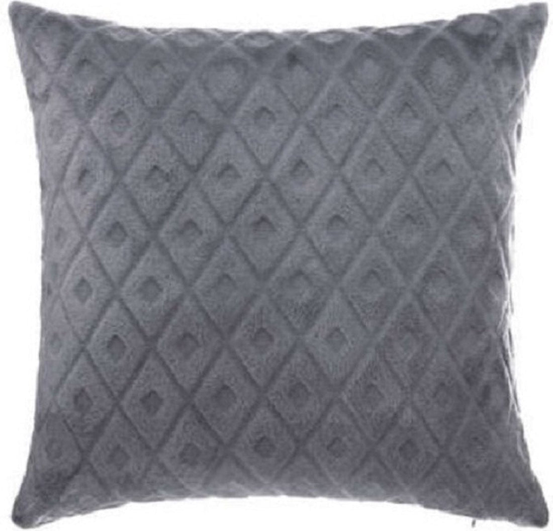 Atmosphera sierkussen Comfort Above – geblokt, met rits en vulling, 40 x 40 cm