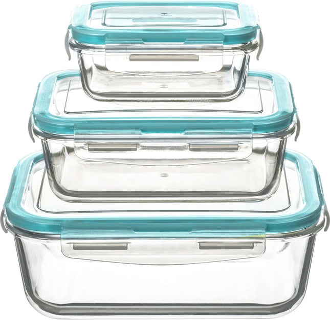 5Five Ensemble de 3 plats pour micro-ondes - Boîte de conservation - Boîte de congélation - Résiste au four - 0.3L - 0.8L - 1.7L