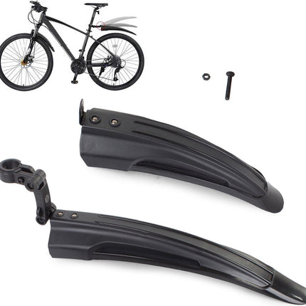 Fiets Spatbordenset - spatborden fiets - 24-28" - voorwiel & achterwiel - 2-delige set