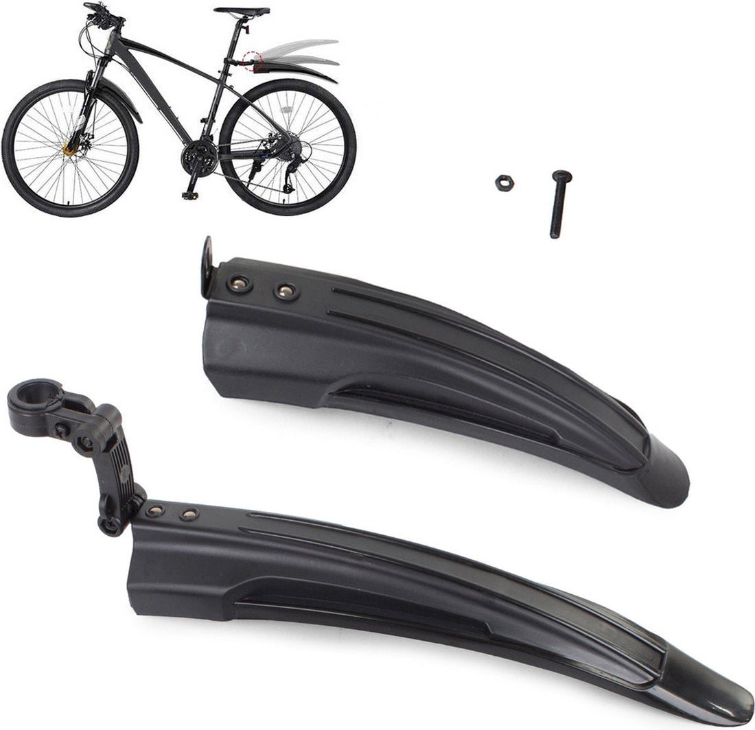 Bicycle Fender Set - bike mudguards - 24-28" - front wheel & rear wheel - 2-piece set