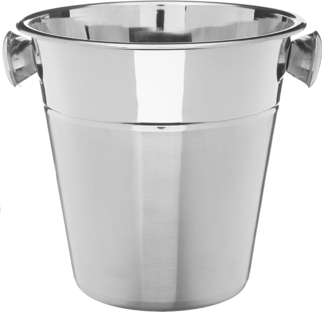 Secret de Gourmet champagnekoeler en ijsemmer van rvs – zilver, 3 liter