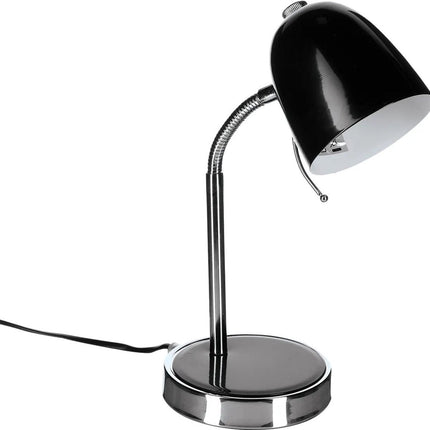 Atmosphera Lampe à poser/Lampe de bureau Design Light - métal - noir/argenté - H35 cm - Lampe de lecture