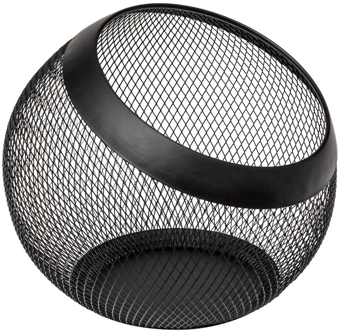 5Five Coffee pod/capsule holder - wire metal - 24 x 21 cm - for 70 capsules - black - round