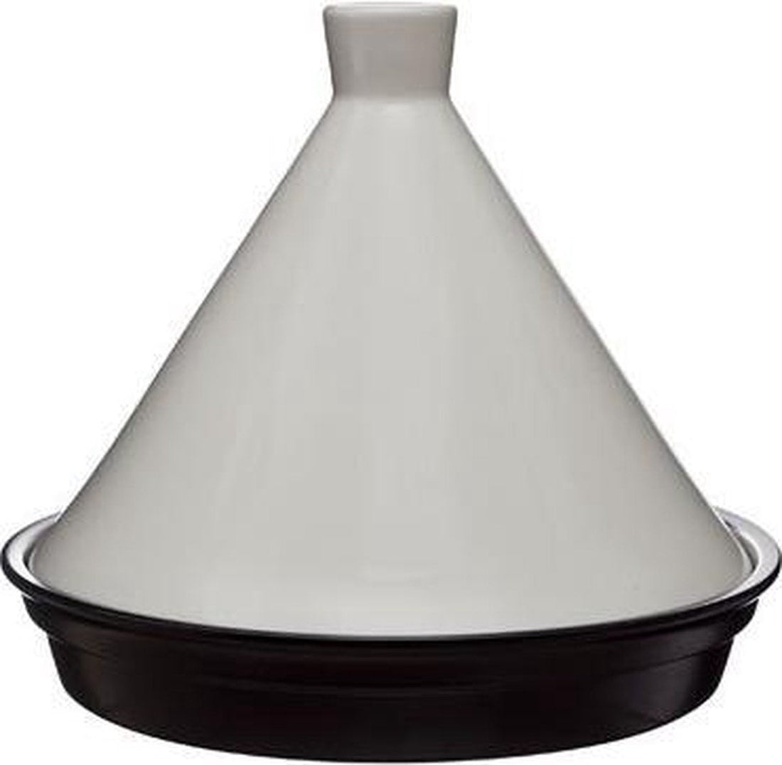 Cosy&Trendy Okinawa Tagine - Ø 29 cm x 25 cm - Black-White