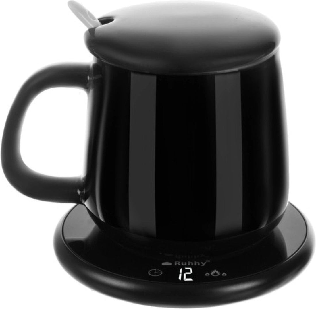 Ruhhy Electric Mug Warmer - Keep Your Drinks Perfectly Warm