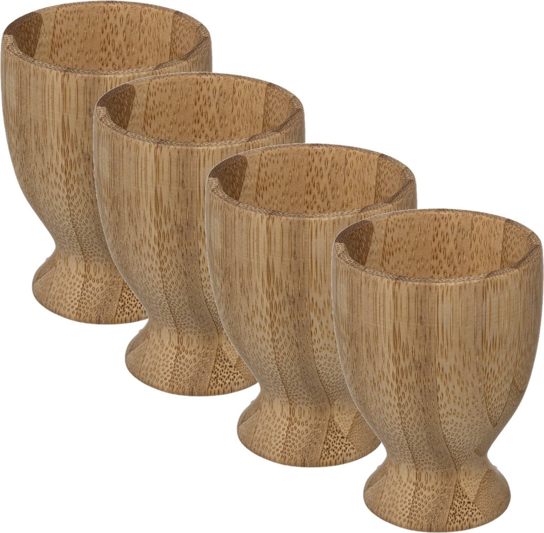 Secret de Gourmet Egg Cup - 6 pieces - Bamboo - 7.5 cm