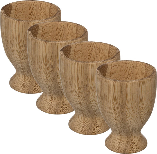 Secret de Gourmet Coquetier - 6 pièces - Bambou - 7,5 cm