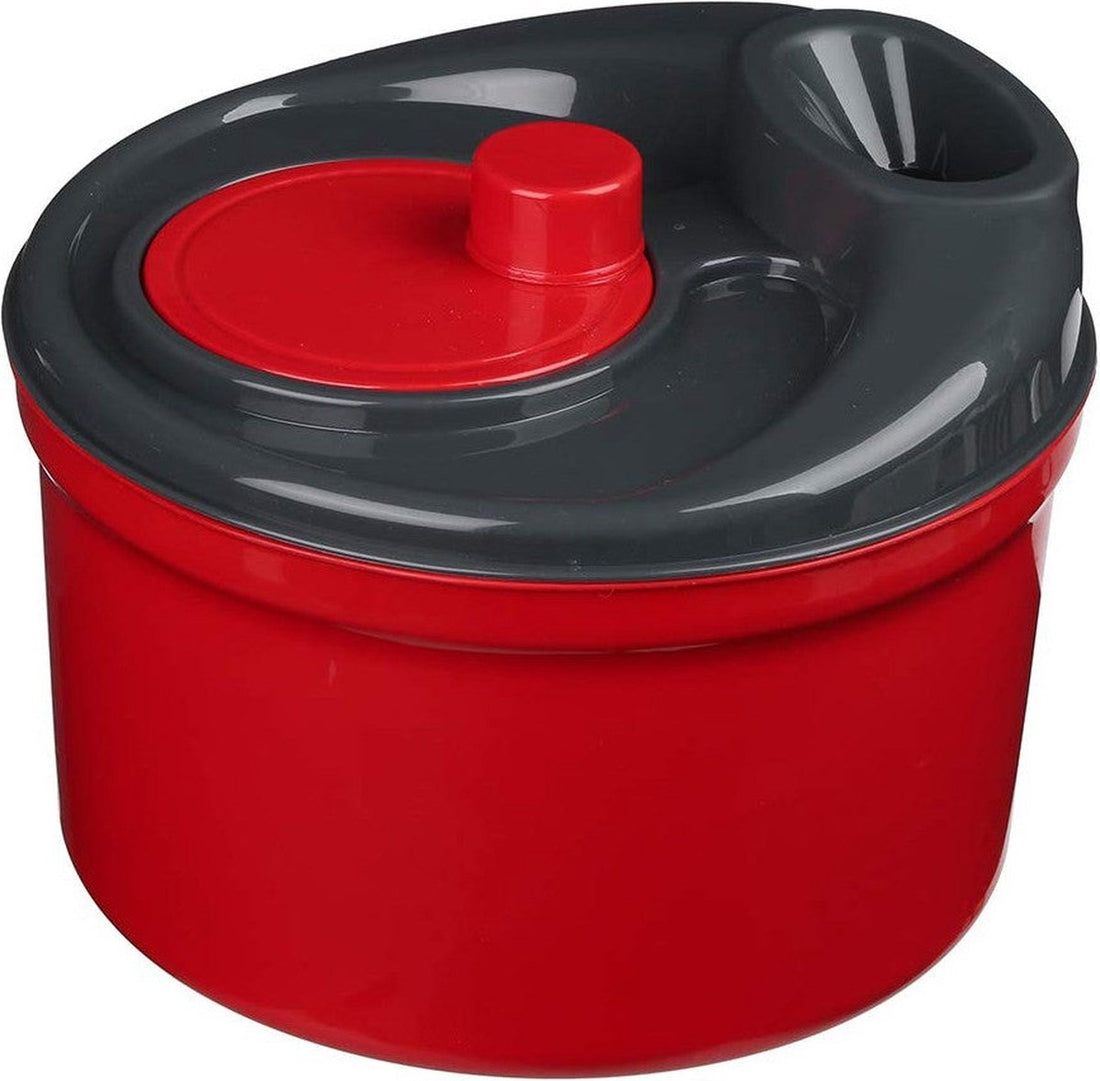 Slazwierder 4 liter – saladecentrifuge met mandje en afgiettuit