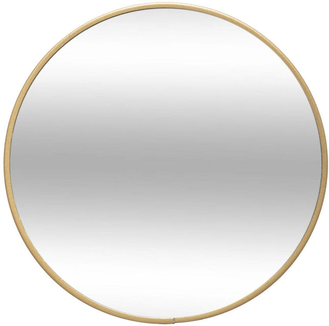 Plateau miroir décoratif - plateau à bougies - diamètre 20 cm - hauteur 0,3 cm