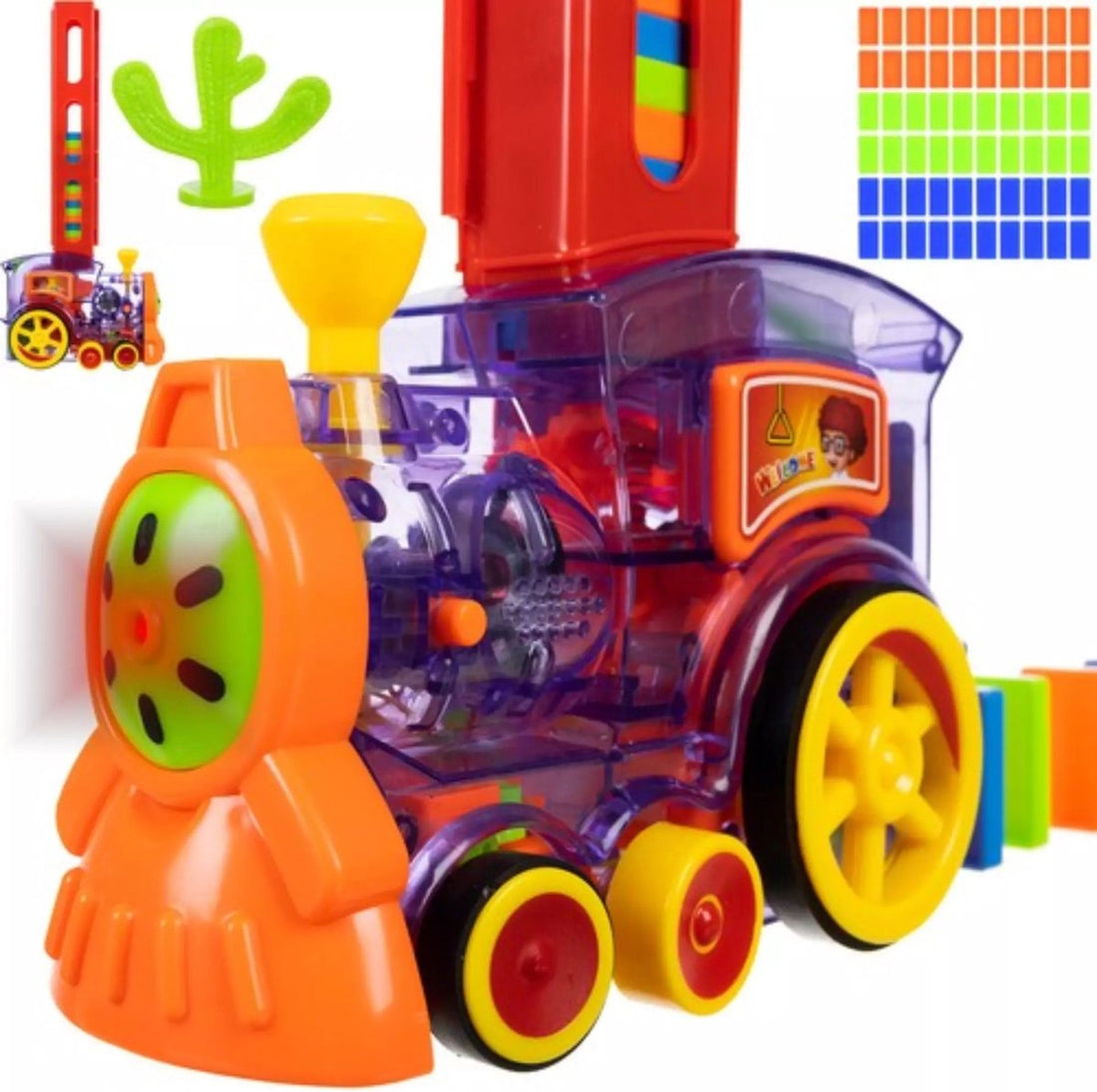 Kruzzel Domino Train: Magical Automatic Domino Setter