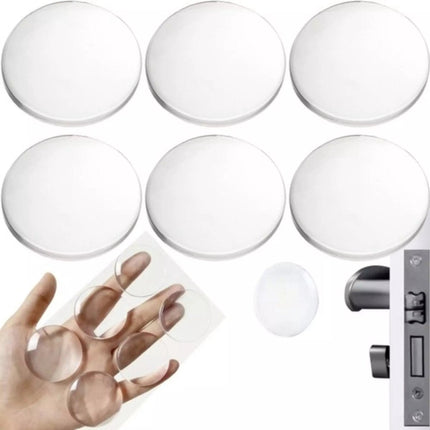 Ruhhy Protections de portière transparentes en silicone - 6 pièces