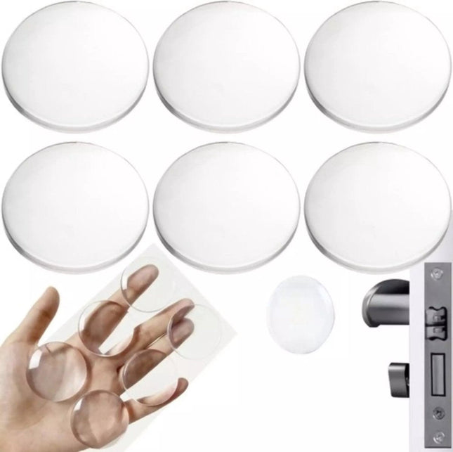 Ruhhy Protections de portière transparentes en silicone - 6 pièces