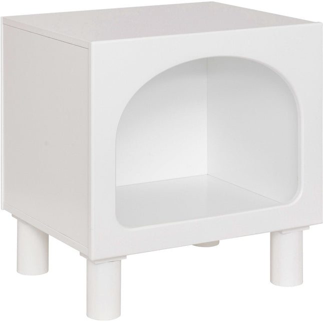 Table de chevet Atmosphera Kids Tara - Table de chevet - 40x32x42cm - Chambre d'enfant - Blanc