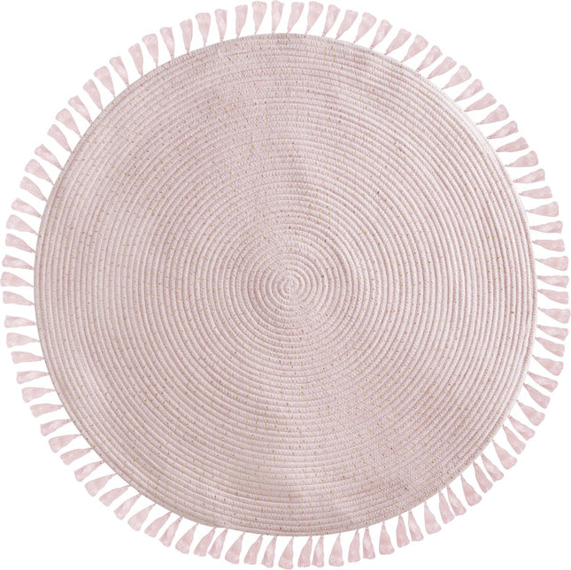 Atmosphera for Kids Tapis Lurex Ø90cm - Rose/Or